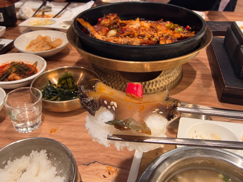 COD 차림 전복 구이