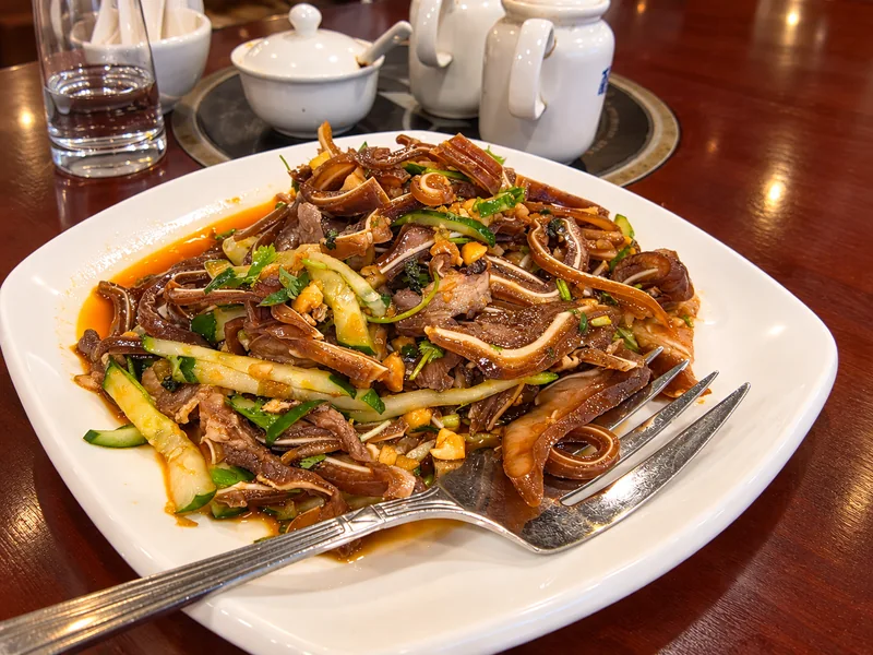 마닐라 사천요리 쓰촨 하우스 돼지귀 무침