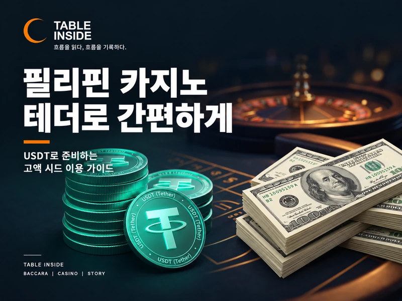 마닐라 카지노 테더(USDT) 환전과 달러 현금 시드 비교